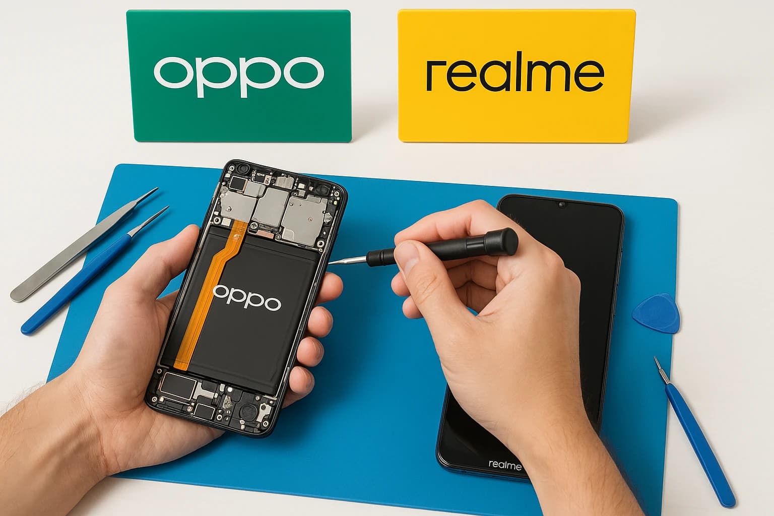 Ремонт телефонов Oppo и Realme в Ангарске
