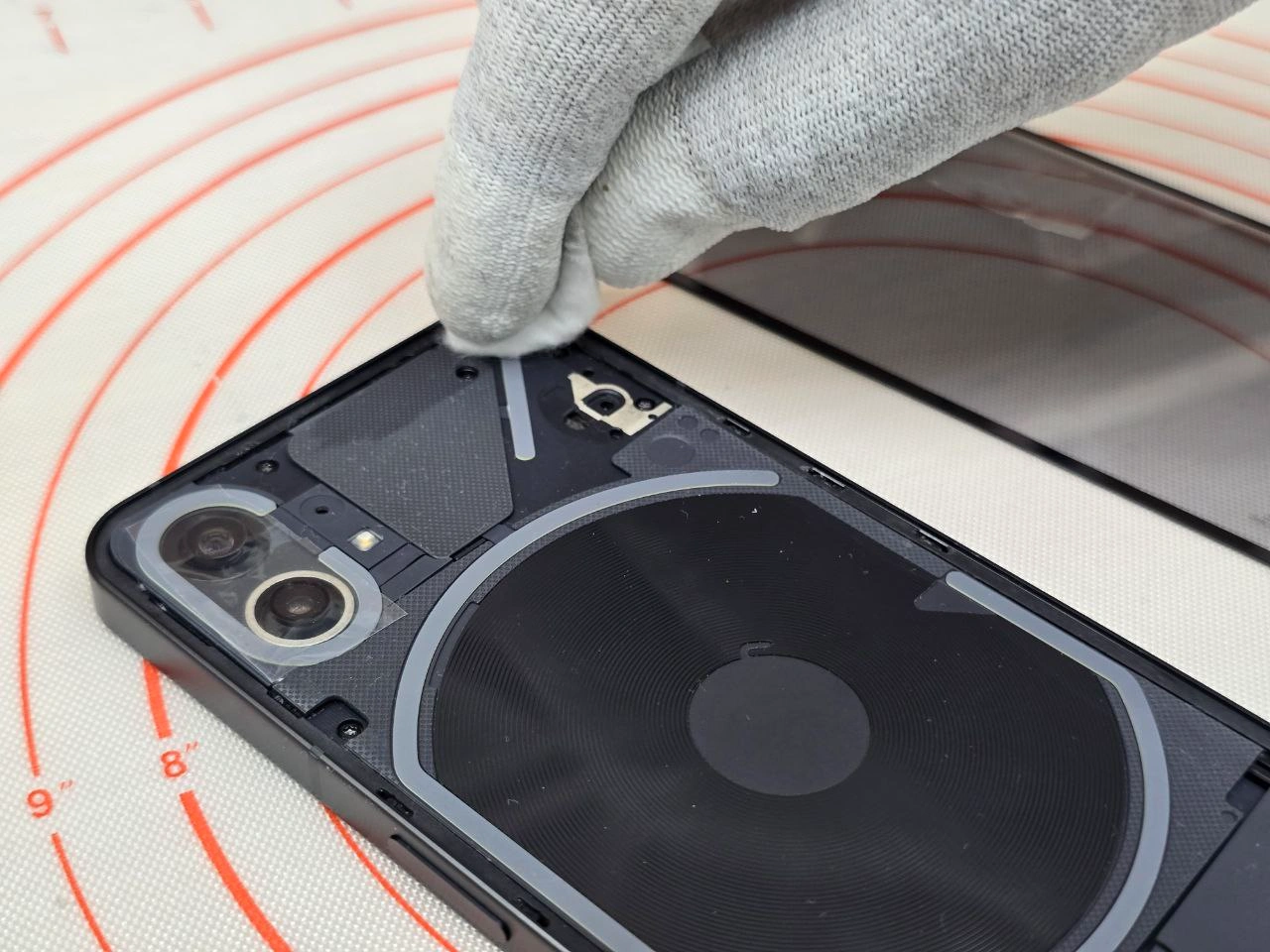 Подготовка к установке задней крышки