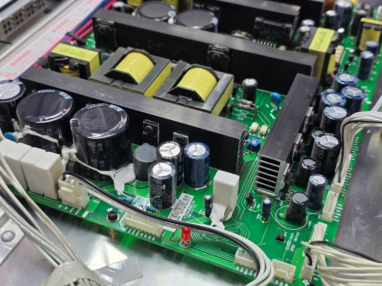 Замена конденсаторов